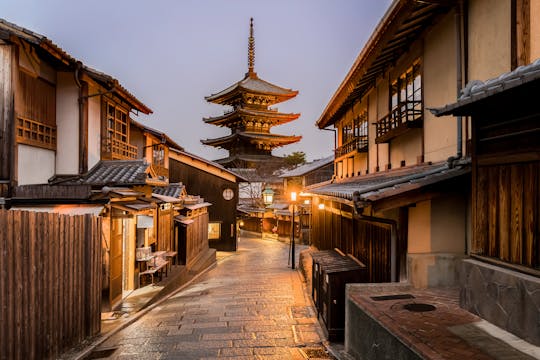 Gion-nachtwandeling in Kyoto