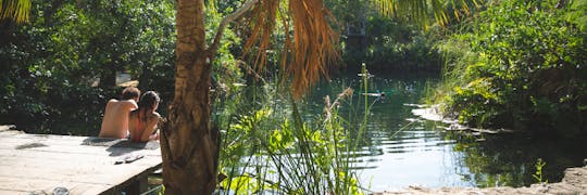 Selva de Tulum e cenotes ciclismo tour privado de dia inteiro