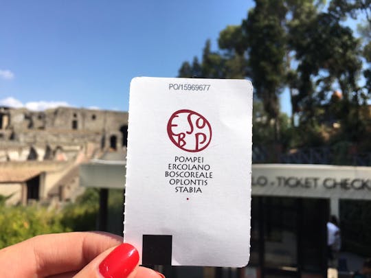 Skip-the-line toegangskaarten voor de archeologische vindplaats van Pompeii