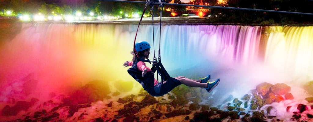 Niagara Falls nächtliche Zipline