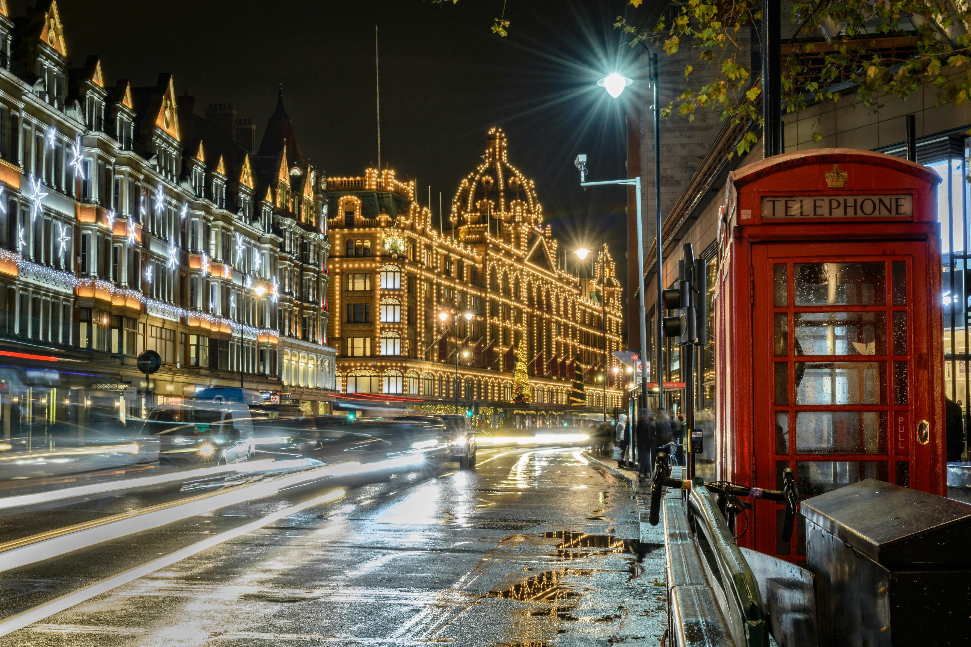 Otwarta wycieczka autobusowa po londyńskich lampkach świątecznych