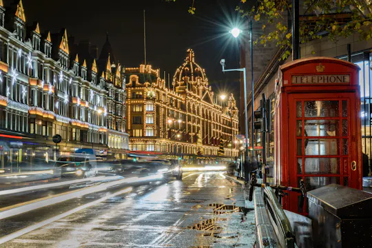 Tour aperto in autobus d'epoca delle luci natalizie di Londra