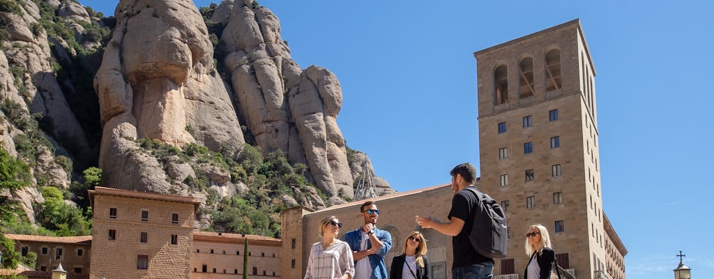 Visite guidée de Montserrat et randonnée avec transport privé de Barcelone