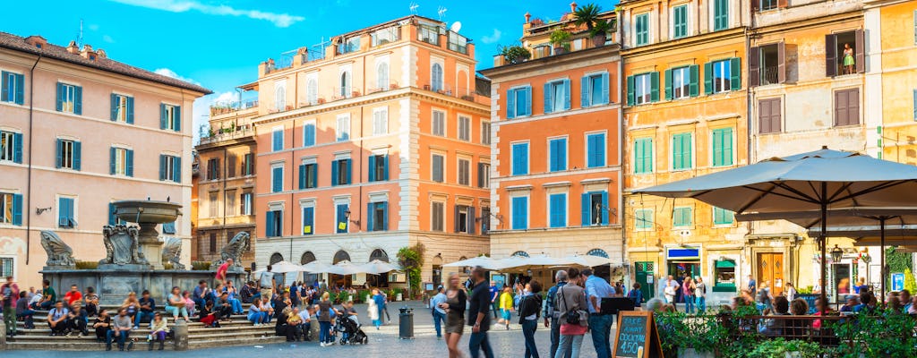 Visita guiada en bicicleta por las plazas de Roma