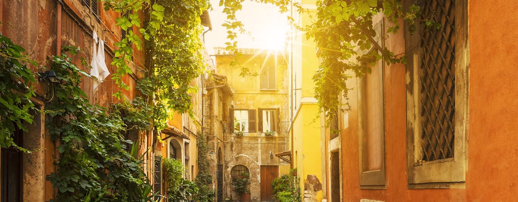 Visita guiada de bicicleta elétrica ao distrito de Trastevere