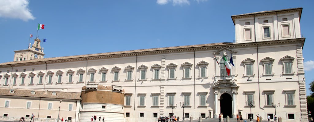 Quirinale, via Veneto et Villa Borghese Visite guidée en vélo électrique