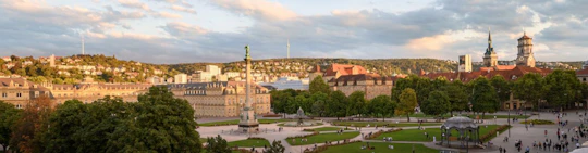 City rally over Stuttgart's stairways to the crown of the city