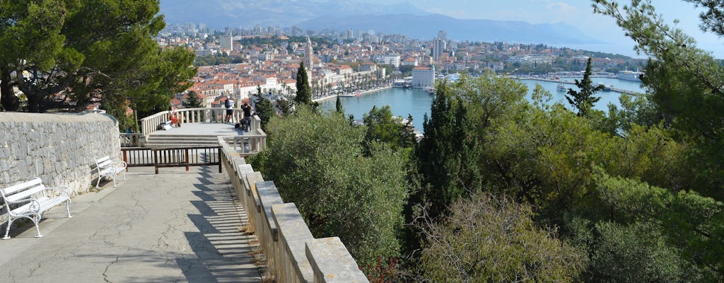 Aventura ao ar livre na colina Marjan em Split