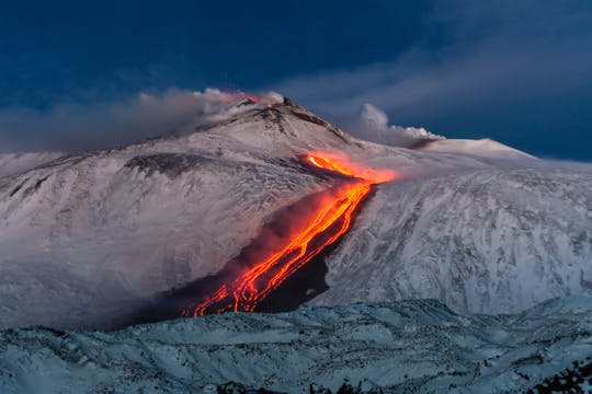 Randonnée hivernale sur l'Etna