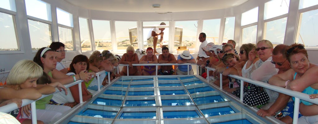 Tour in barca con fondo di vetro da Sharm El Sheikh