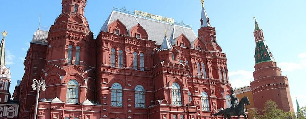 Tour audio autoguidato del Museo storico statale in russo con biglietti salta fila