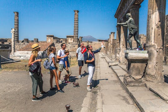 Pompéia e vulcão Vesúvio visita guiada sem filas saindo de Sorrento