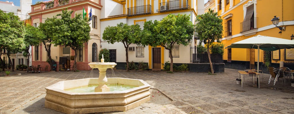 Romantic walking tour of Santa Cruz in Seville