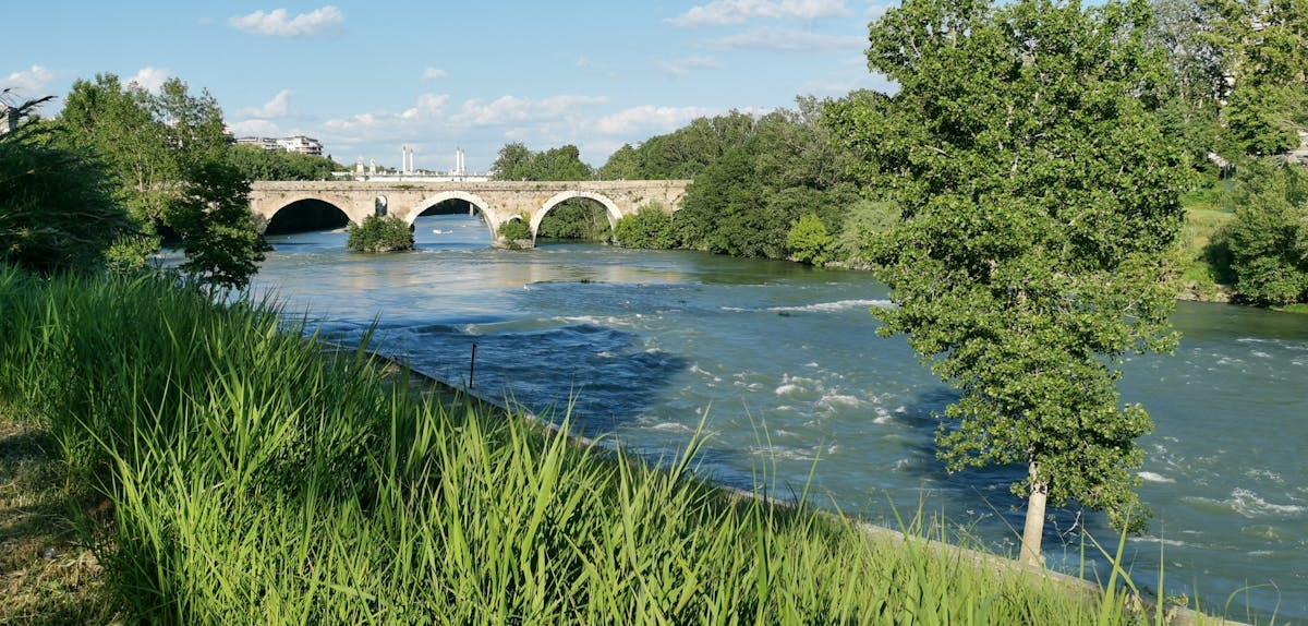 Rom von der Tiber-E-Bike-Führung aus gesehen
