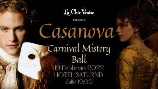 Dîner mystère du carnaval : la légende de Casanova