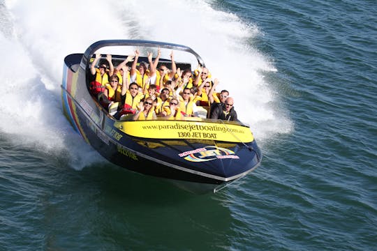 Aventura de barco a jato em Gold Coast Broadwater e Moreton Bay