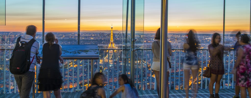 Experiência no terraço panorâmico da Torre Montparnasse