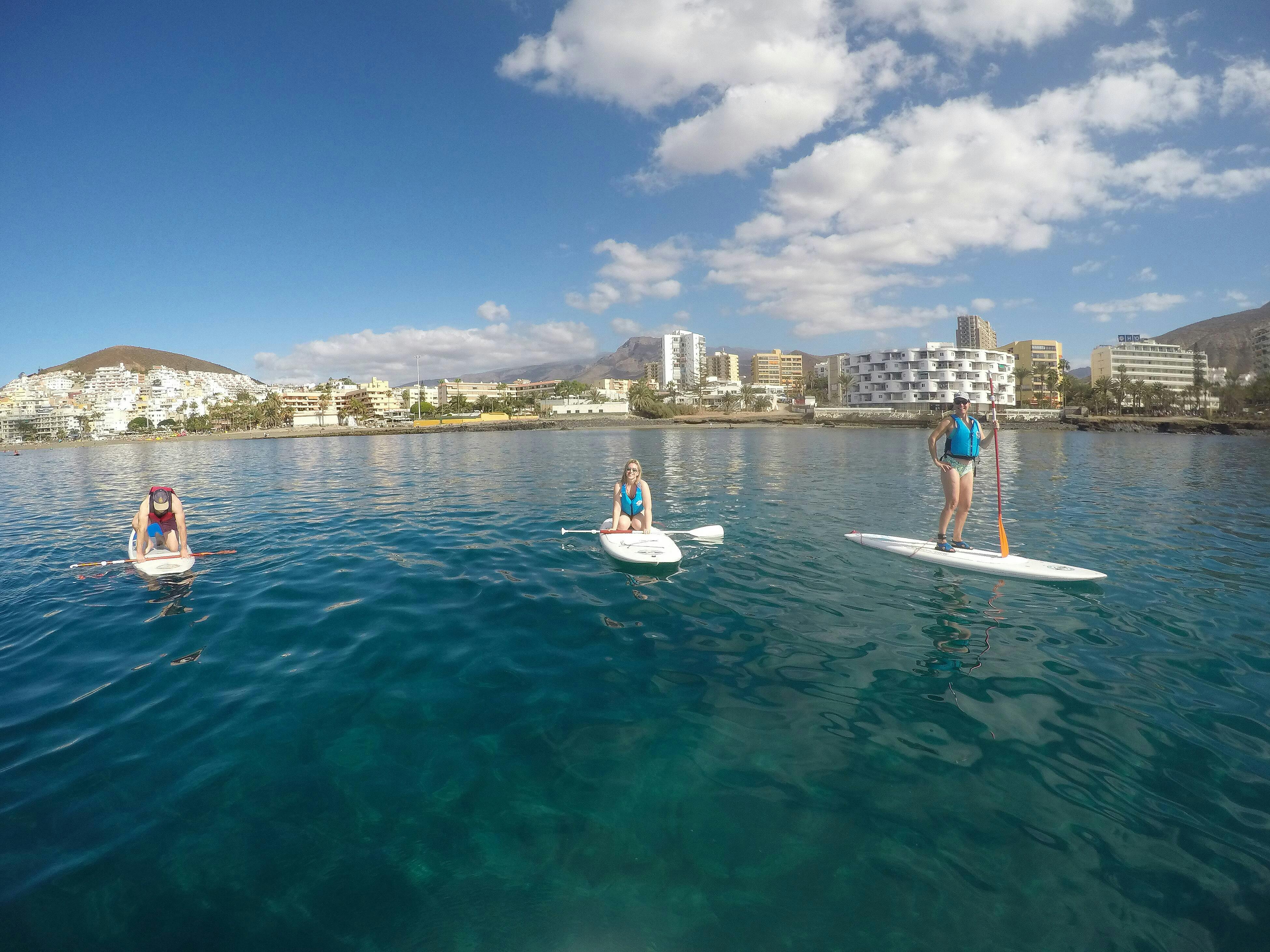 Cours privé de stand-up paddle à Tenerife