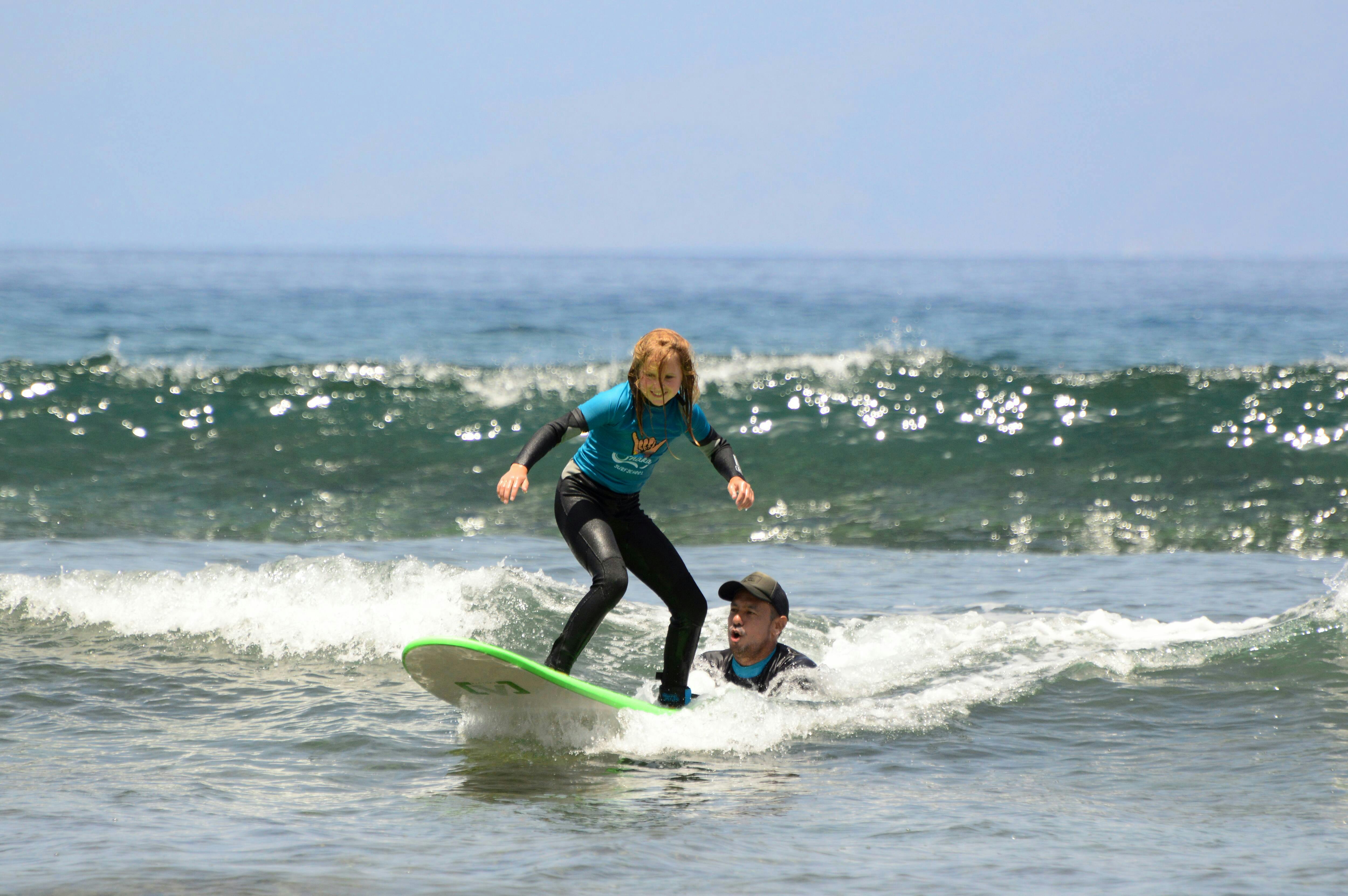 Aula particular de surf em Tenerife