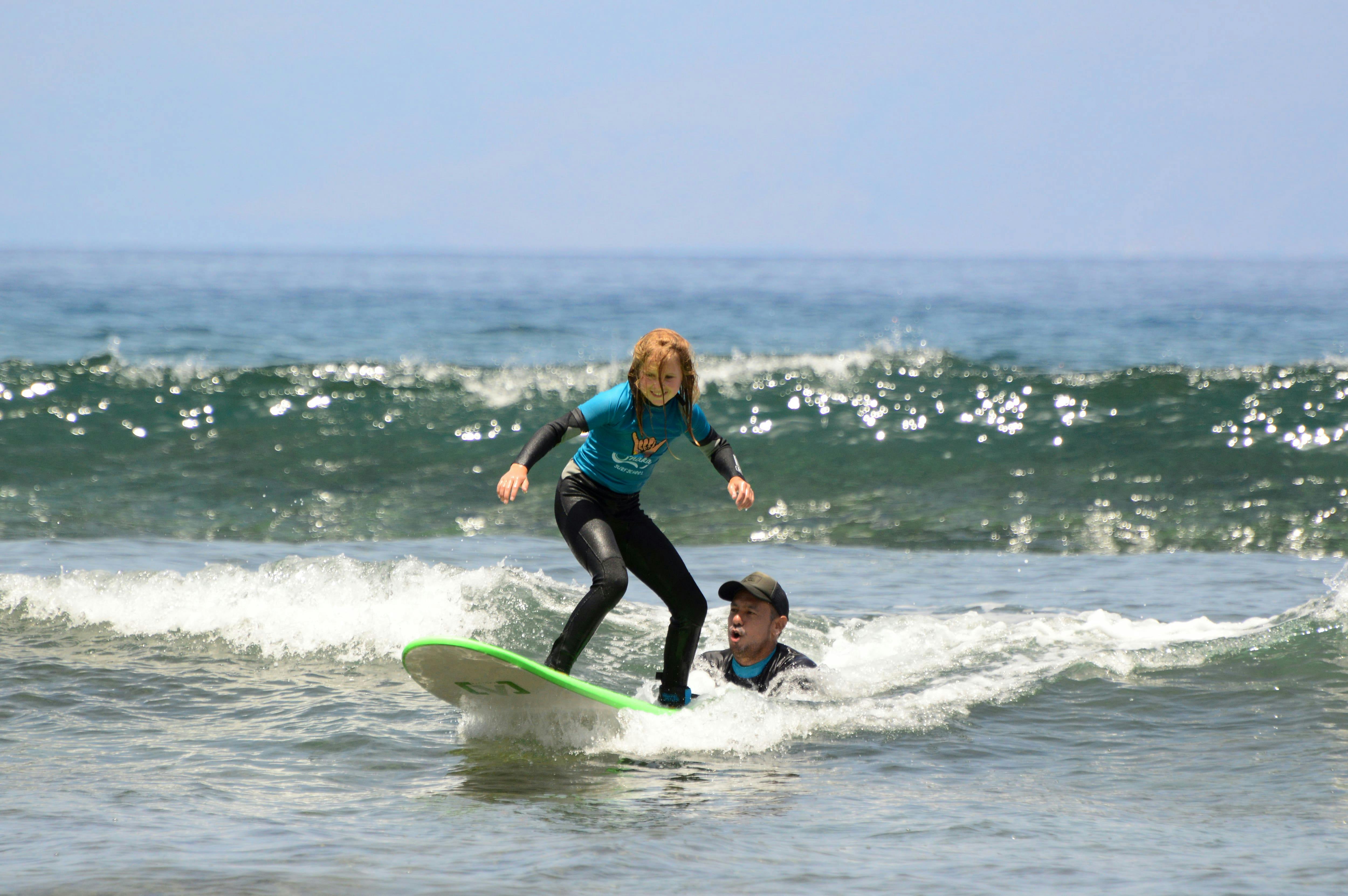 Cours collectif de surf à Tenerife