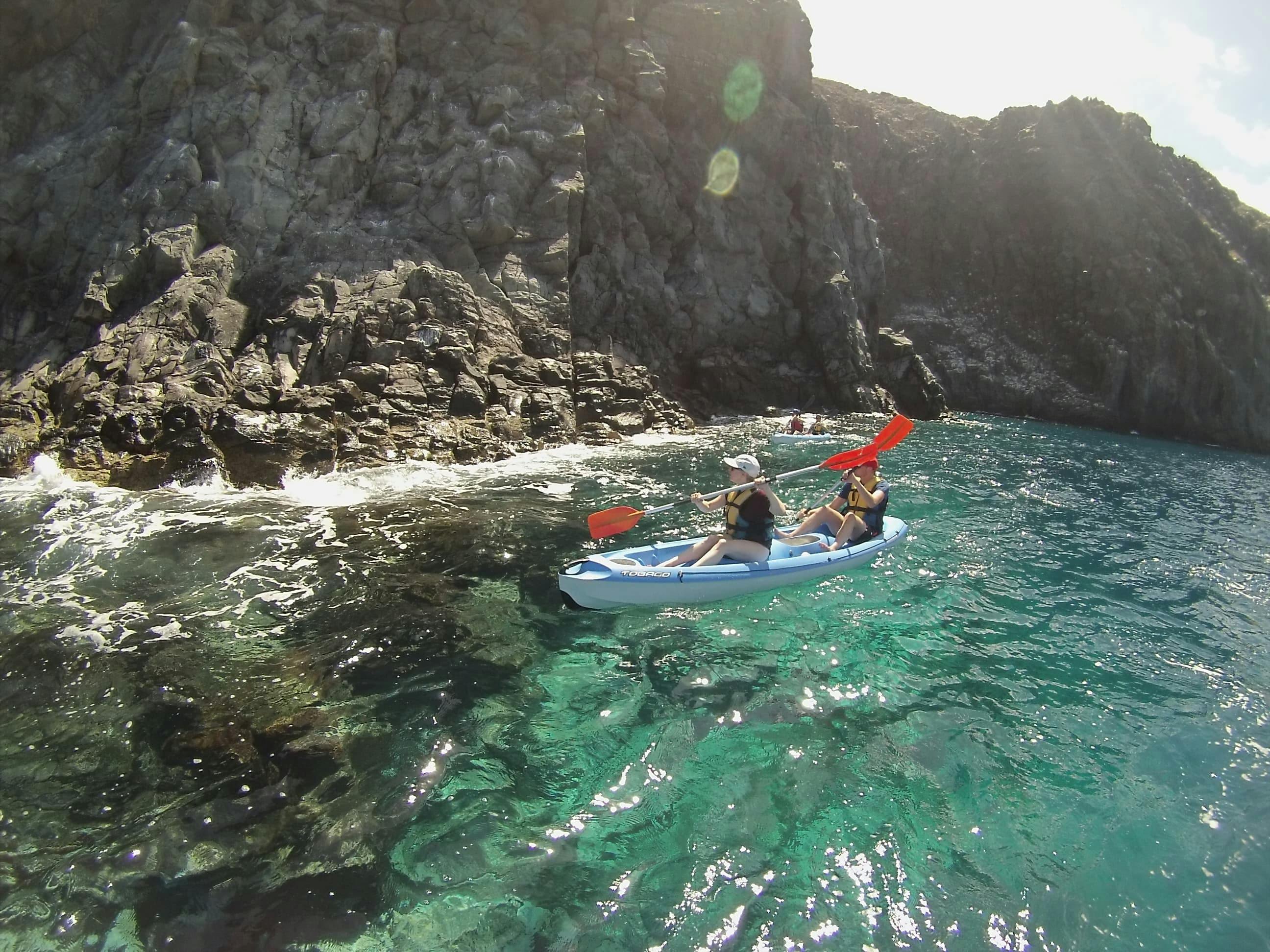 Kajakk og snorkling på Tenerife