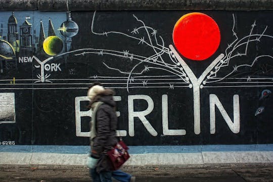 Visite à pied du mur de Berlin et de l'East Side Gallery sur application mobile