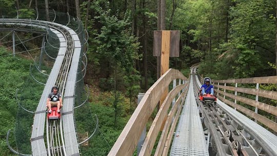 Gatlinburg Mountain coaster ride