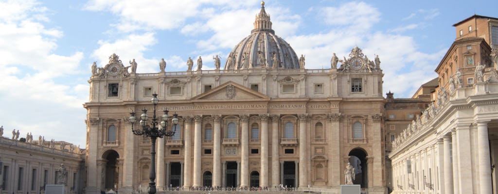Visita guidata della Basilica di San Pietro, della piazza e delle grotte papali