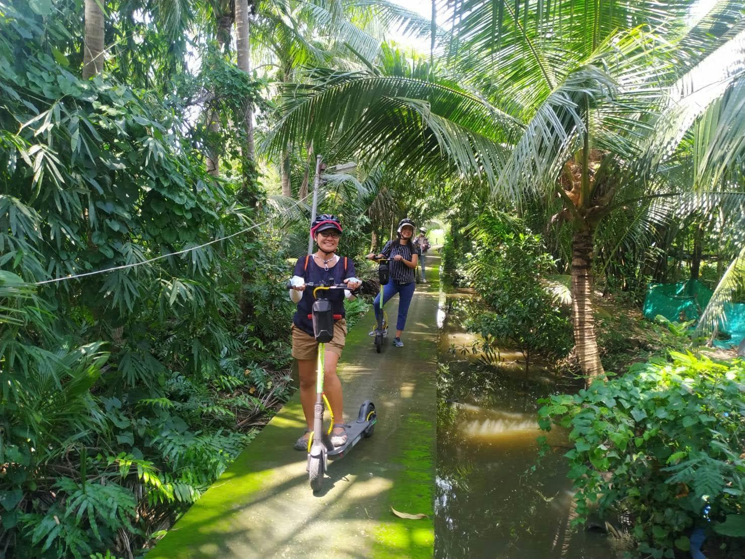 Passeio na selva Bang Kra Jao em Banguecoque com scooter eléctrica