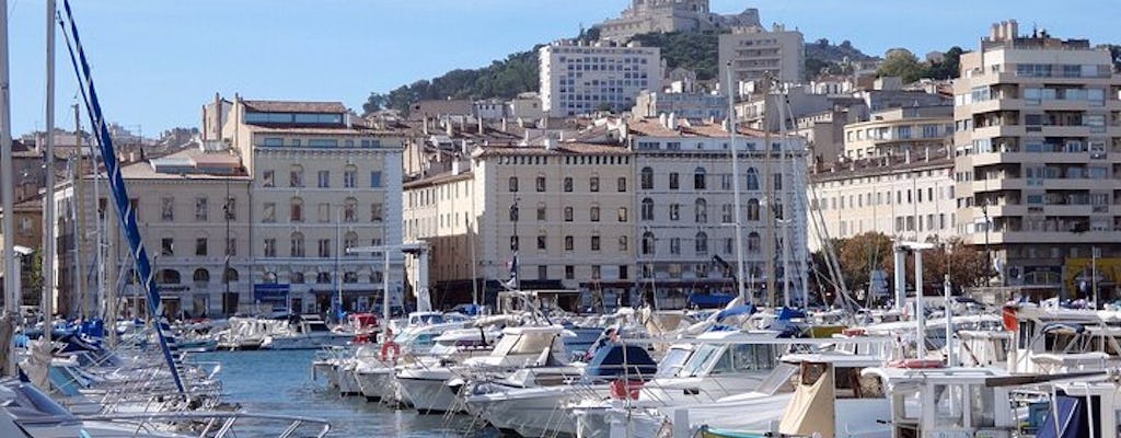Self guided tour with interactive city game of Marseille