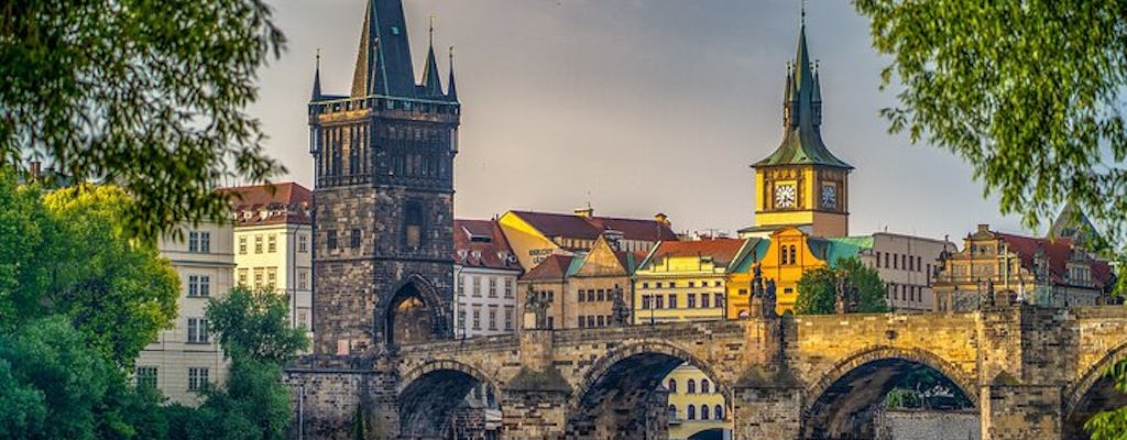 Self guided tour with interactive city game of Prague