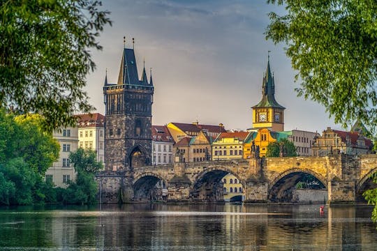 Self guided tour with interactive city game of Prague