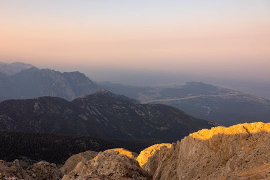 Visite avec ascension en téléphérique au mont Tahtali au soleil couchant