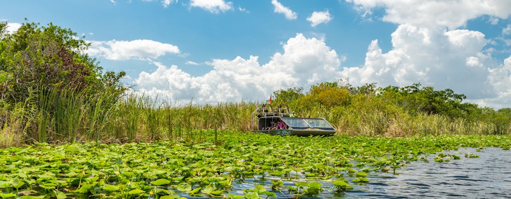 Billet d'entrée aux Everglades avec balade en hydroglisseur et spectacle animalier