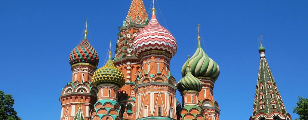 Visite audio-guidée de la cathédrale Saint-Basile en russe avec billets d'entrée
