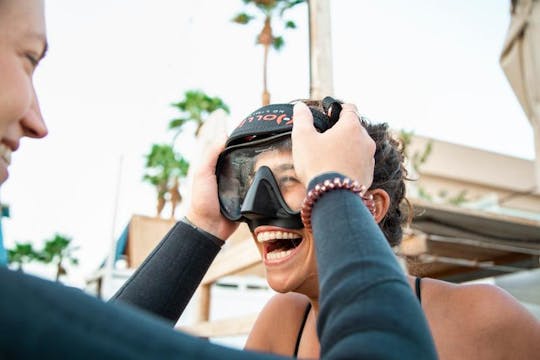 Eilat snorkeling in the coral reef and ecological activity