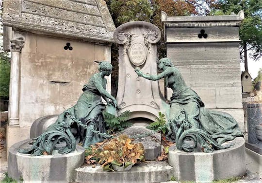 Tour audio del cimitero di Père Lachaise sull'app mobile