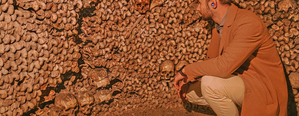 Biglietti salta fila per le Catacombe di Parigi con tour audio su app mobile