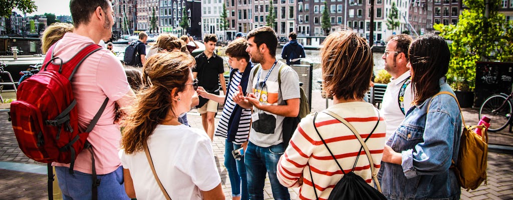 Amsterdam full-day combo tour by foot, bike and boat