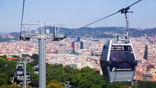 Tickets für die Montjuïc-Seilbahn mit selbstgeführter Audiotour
