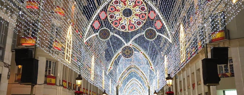 Malaga Christmas Lights with Brewery Tour and Tasting