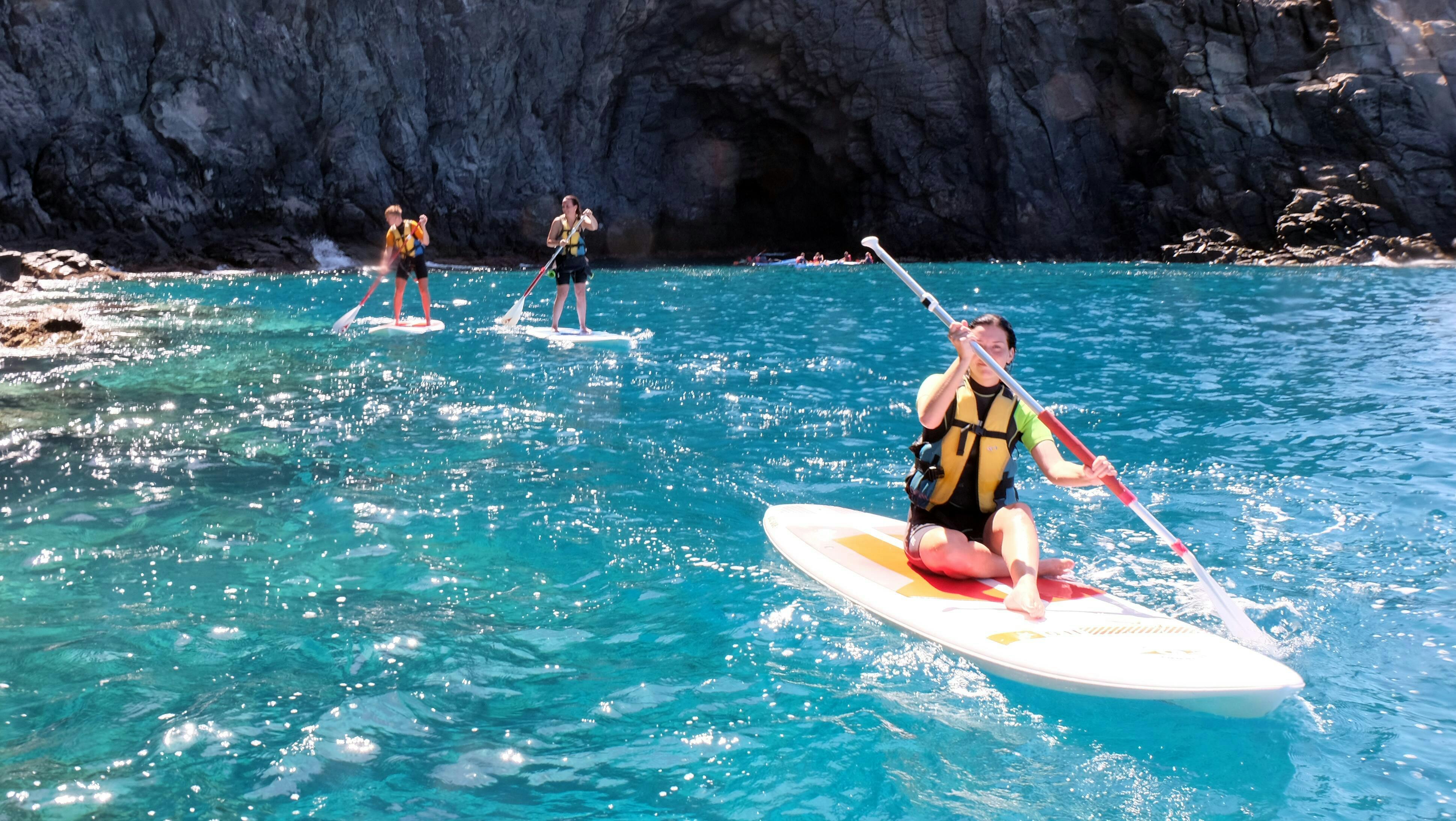 Passeio de Stand-up Paddle e Snorkel em Tenerife