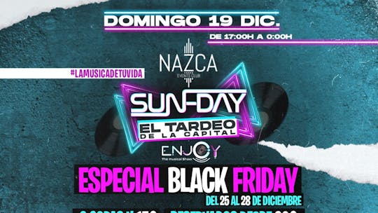 Sun-day Domingo 19 Noviembre - Black Friday