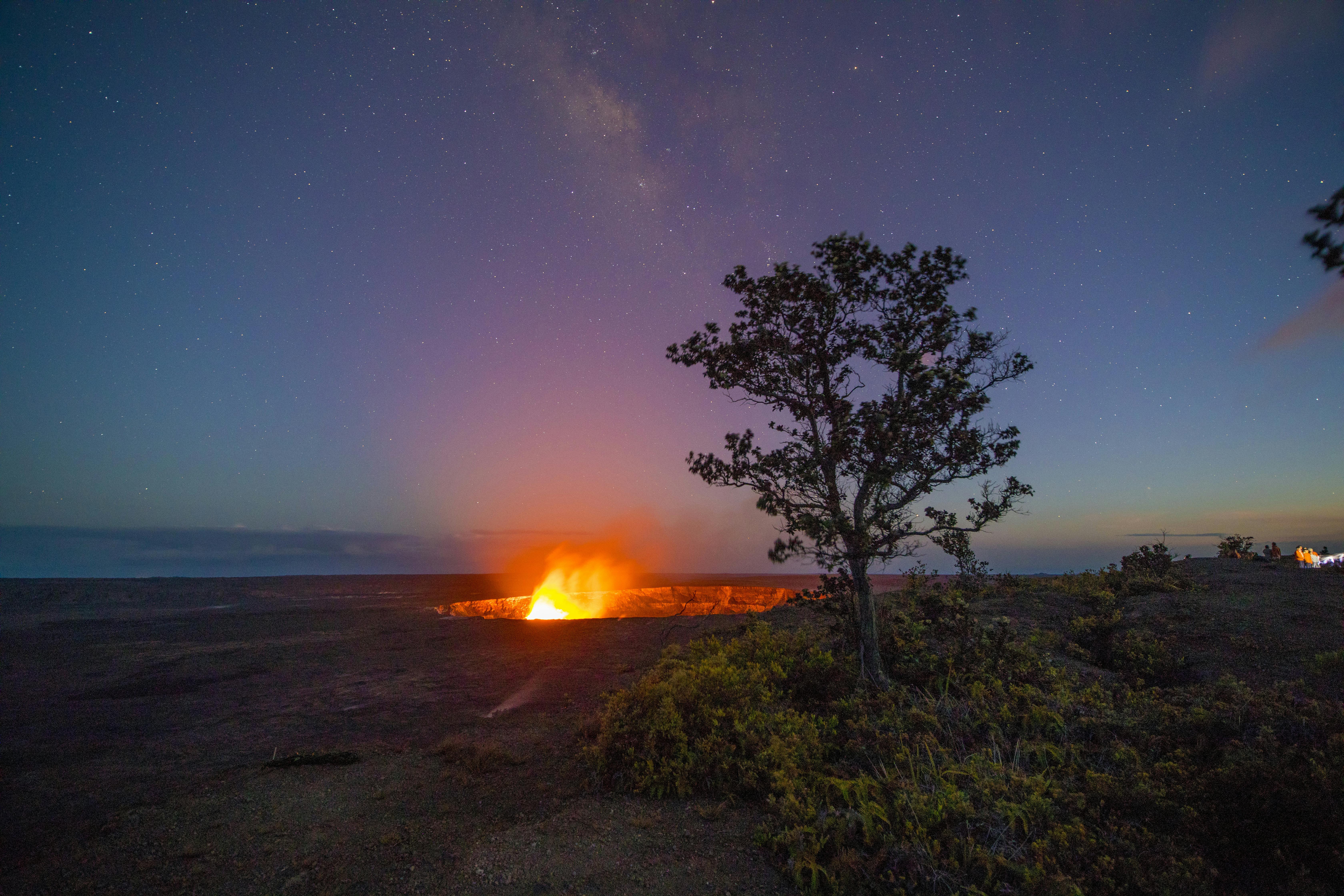 Przygoda z wulkanem na dużej wyspie na Hawajach