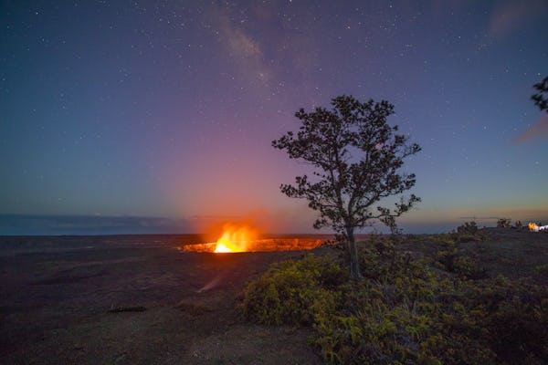 Przygoda z wulkanem na dużej wyspie na Hawajach
