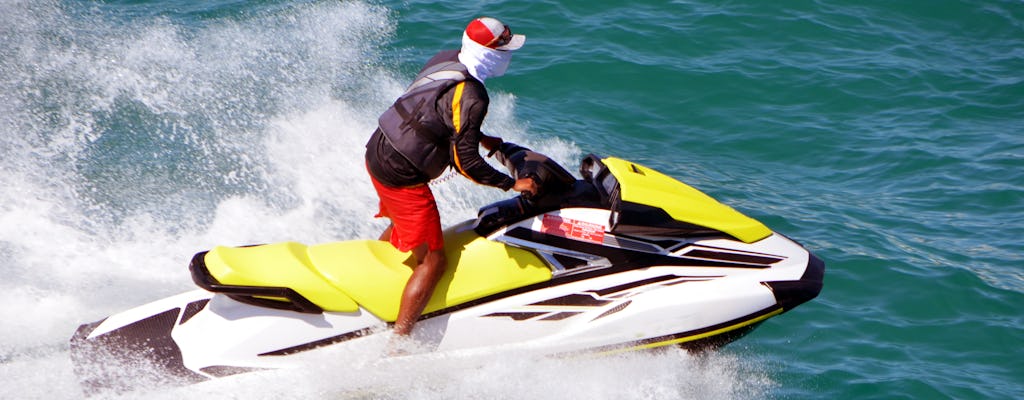 Miami jet ski rental in Biscayne Bay