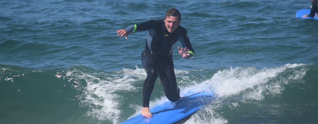 2-hour private surfing lesson in San Diego