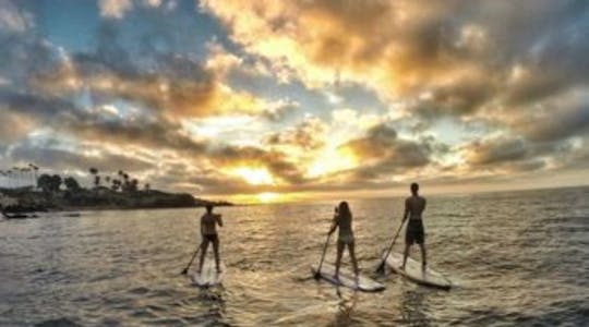 Full-day Mission Bay epoxy stand up paddle board rental