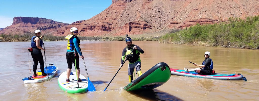 Escursione di Stand-Up Paddle guidata di mezza giornata a Moab