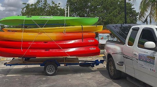 Miami kajak of paddleboard verhuur inclusief levering